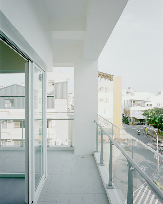 Apartment #1 / B+P Architects - Interior Photography, Balcony, Handrail
