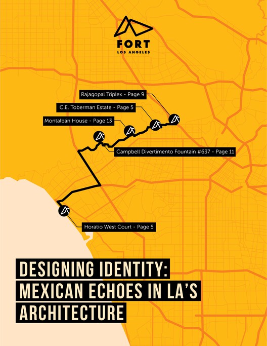 Designing Identity - Mexican Echoes in LA’s Architecture - Free Self Guided Architectural Trail Map - Image 1 of 1