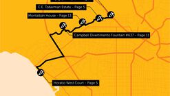 Designing Identity - Mexican Echoes in LA’s Architecture - Free Self Guided Architectural Trail Map