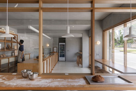 Taller de pan Sphair / Kenji Okabaiasse + Helio Dorta - Fotografía interior, Madera