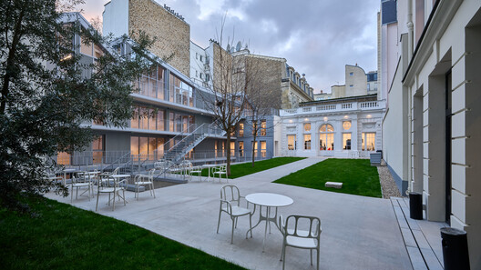 Istituto Marangoni Design School / Clément Blanchet Architecture - Exterior Photography, Courtyard, Column
