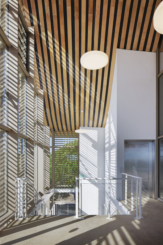 Event Hall L’Agora and Ernest Hemingway Media Library / Ateliers A+ - Interior Photography, Wood, Glass