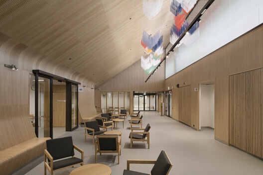 Lapland Central Hospital Extension / Verstas Architects - Interior Photography, Living Room, Wood, Chair