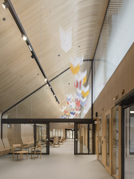 Lapland Central Hospital Extension / Verstas Architects - Interior Photography, Wood