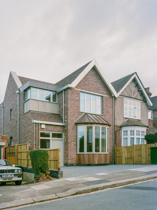 Woodbury House / Of Architecture - Exterior Photography, Facade, Door, Brick