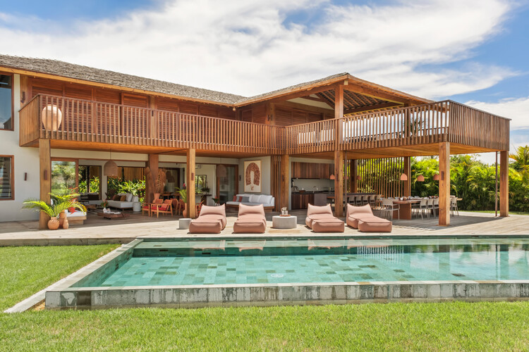 Casa SA / 73.Onze Arquitetura - Fotografia de Exterior, Balcão, Aido, Terraço