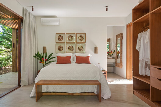 SA House / 73.Onze Arquitetura - Interior Photography, Bedroom, Bed, Wood, Lighting