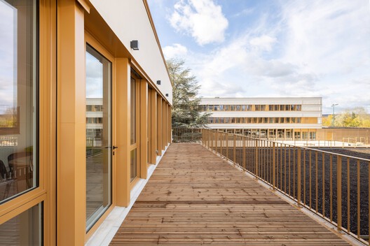 Claudine Hermann Secondary School / Ameller Dubois - Exterior Photography, Wood
