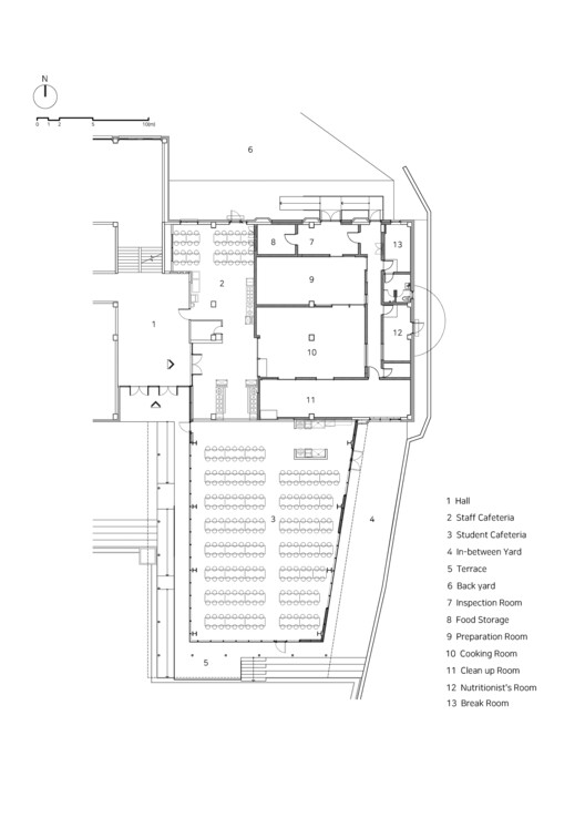 Mirae High School of Science & Technology Cafeteria Extension  / Bare Ground Architects - Image 32 of 36