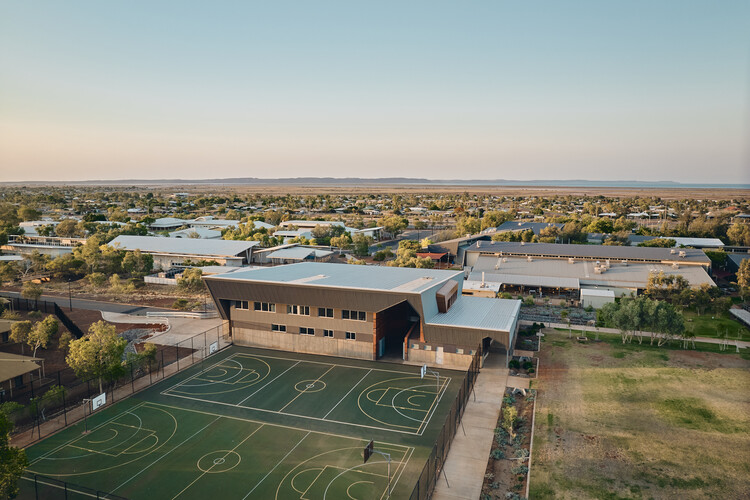 Espaços de Aprendizagem Técnica da Escola de Karratha / iredale pedersen hook architects - Fotografia de Exterior, Vista Aérea