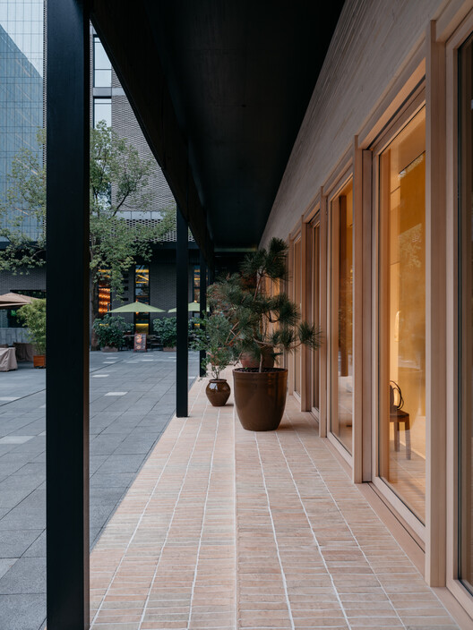 Lemaire Chengdu Boutique Store / F.O.G. Architecture - Interior Photography, Wood, Concrete, Courtyard