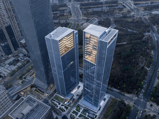 COFCO Qianhai Innovation Center Office / Goettsch Partners - Exterior Photography, Glass, Cityscape