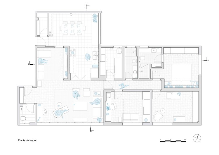 Apartamento André Fernandes / João Marujo + Orlando Naj - Imagem 28 de 31