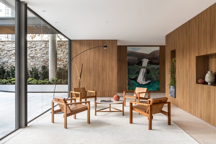 Edifício Jardim / Arquea Arquitetos - Fotografia de Interiores, Madeira, Cadeira, Mesa