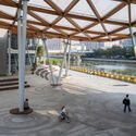 The Canopy Pavilion by the Canal / AESEU Architectural Technology and Art studio - Interior Photography, Community Center, Stairs