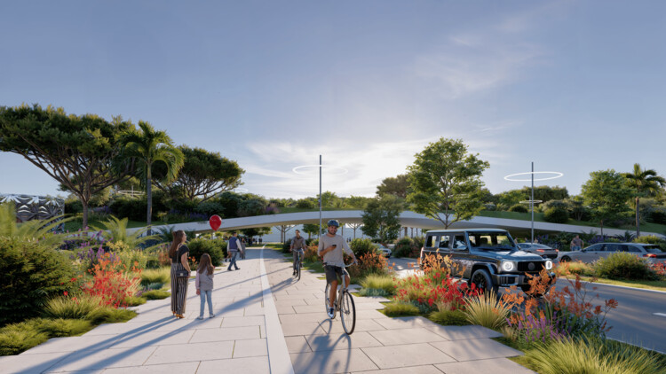 BIG Presents Masterplan to Turn the Jebel Ali Racecourse in Dubai into a Green Walkable District - Image 6 of 9