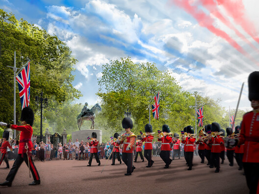 UK Government Reveals Five Shortlisted Designs for the Queen Elizabeth II Memorial in London - Image 8 of 21