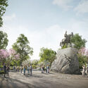UK Government Reveals Five Shortlisted Designs for the Queen Elizabeth II Memorial in London - Image 3 of 4