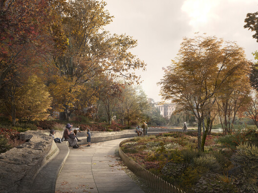 UK Government Reveals Five Shortlisted Designs for the Queen Elizabeth II Memorial in London - Image 14 of 21
