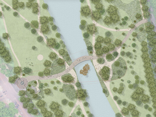 UK Government Reveals Five Shortlisted Designs for the Queen Elizabeth II Memorial in London - Image 18 of 21