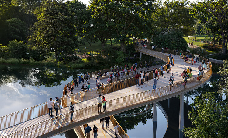 UK Government Reveals Five Shortlisted Designs for the Queen Elizabeth II Memorial in London - Image 20 of 21