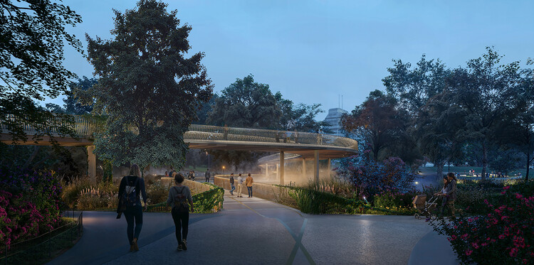 UK Government Reveals Five Shortlisted Designs for the Queen Elizabeth II Memorial in London - Image 21 of 21