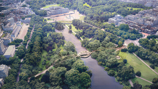 UK Government Reveals Five Shortlisted Designs for the Queen Elizabeth II Memorial in London - Image 19 of 21
