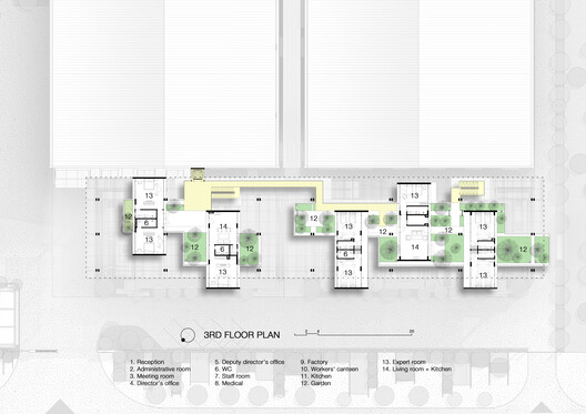 Oficinas de fábrica textil / Ho Khue Architects - Imagen 50 de 57