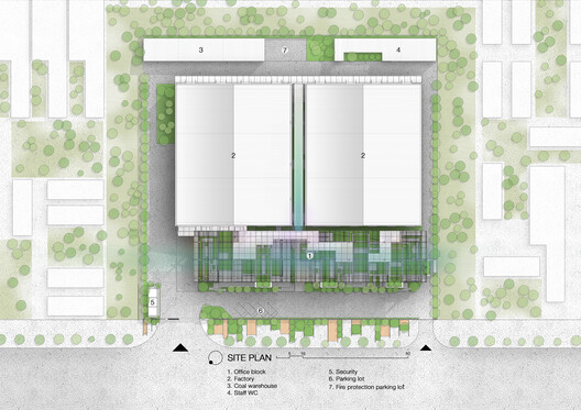 Oficinas de fábrica textil / Ho Khue Architects - Imagen 47 de 57