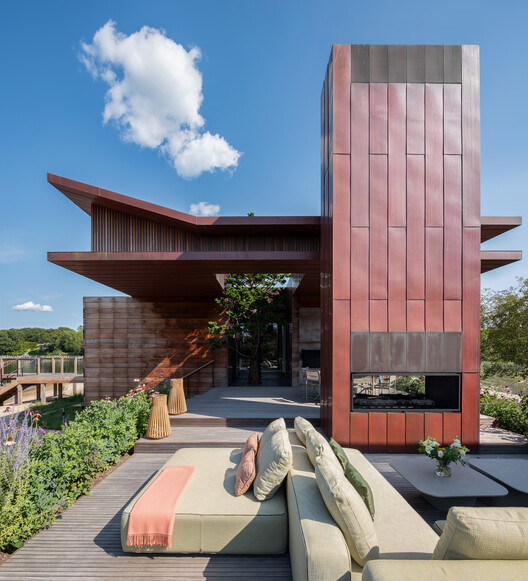 Morris Cove / Bates Masi + Architects - Exterior Photography, Wood, Beam
