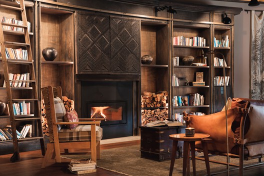 Madwaleni River Lodge / Luxury Frontiers - Interior Photography, Closet, Shelving, Wood, Lighting, Chair