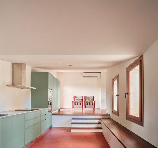 Cas Sestadors / MIEL Arquitectos - Fotografía interior, Cocina, Madera, Sillas