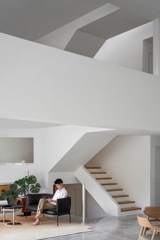 Flovik House / Fabian Tan Architect - Interior Photography, Stairs, Wood, Chair