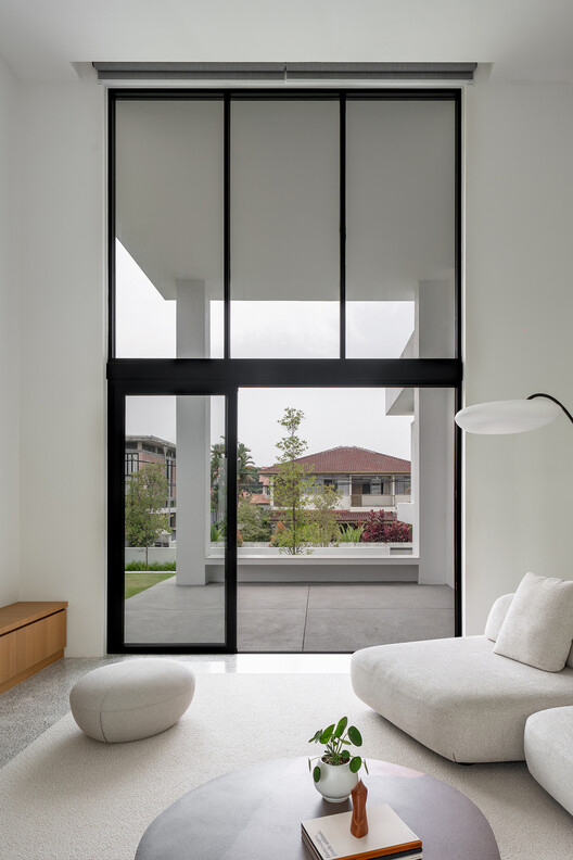 Flovik House / Fabian Tan Architect - Interior Photography, Glass, Chair