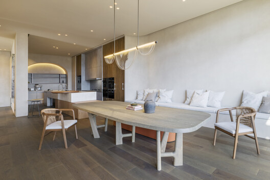Echo Villa / Peny Hsieh Interiors - Interior Photography, Dining room, Wood, Lighting, Table, Chair