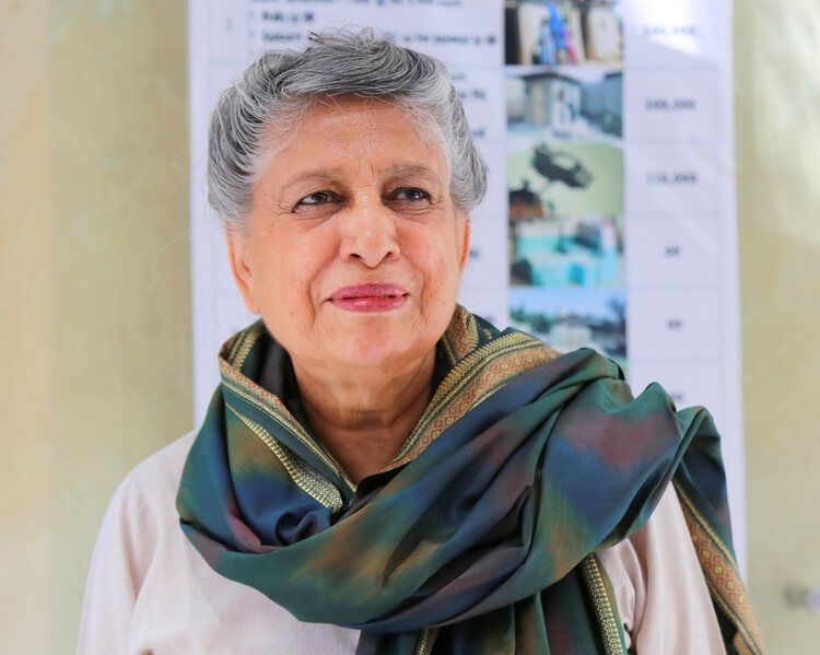Yasmeen Lari Wins the Lisbon Triennale Millennium bcp Lifetime Achievement Award - Image 1 of 1