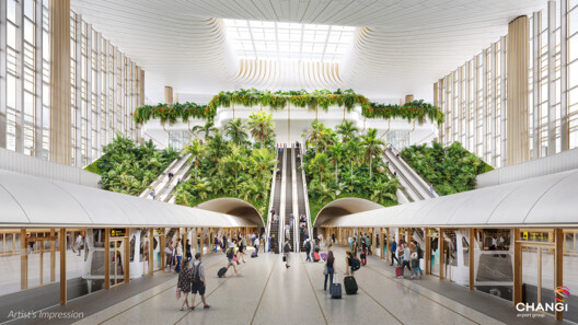 Architecture Now: From India’s New Administrative Capital to Singapore’s Expanding Airport,  Discover Projects by Foster + Partners, SOM, Heatherwick Studio, and More - Image 14 of 15