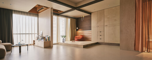 MM33 Apartment / buno - Interior Photography, Wood, Lighting, Chair