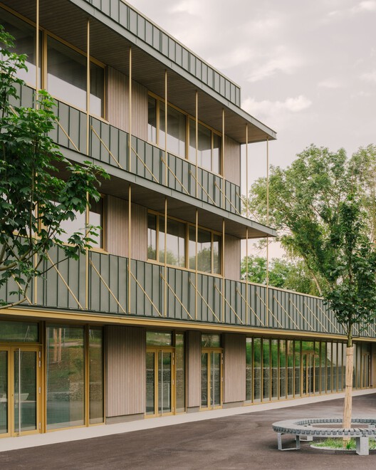 Maryse Bastié Middle School Reconstruction / Tectoniques Architects - Exterior Photography