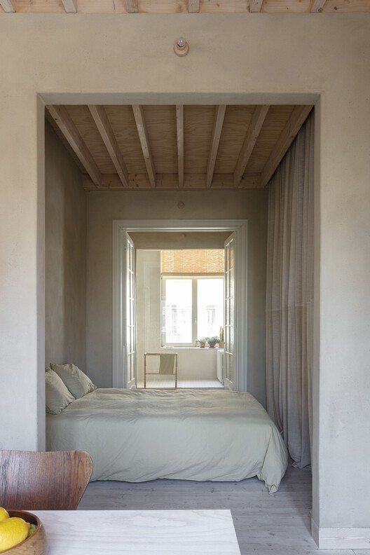 Karper Building Renovation / hé! architectuur - Interior Photography, Bedroom, Wood, Bed, Lighting