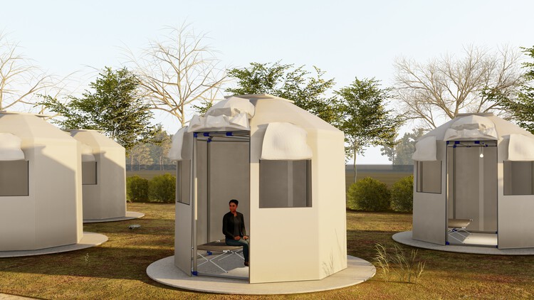 Nigerian Architect Blossom Eromosele Designs Refugee Shelter Inspired by Traditional African Huts - Image 1 of 4