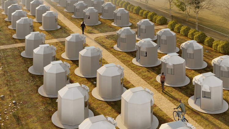 Nigerian Architect Blossom Eromosele Designs Refugee Shelter Inspired by Traditional African Huts - Image 2 of 4