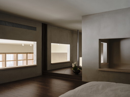House FC / fws_work - Interior Photography, Bedroom, Wood, Lighting, Glass