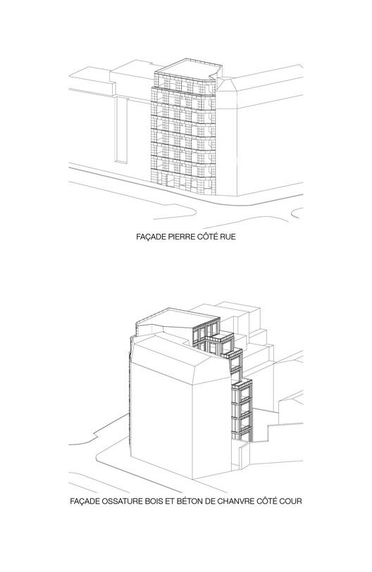 Pradrier 15 Housing Units / mobile architectural office - Image 18 of 29