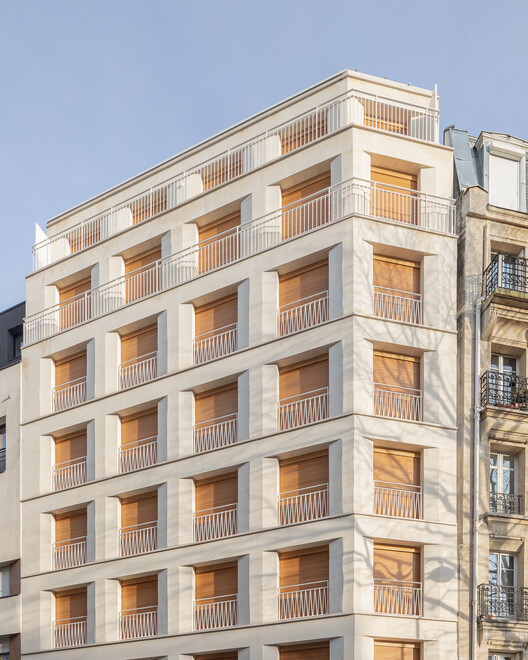 Pradrier 15 Housing Units / mobile architectural office - Exterior Photography, Facade, Balcony