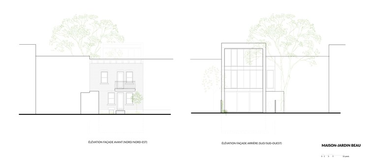 Casa-Jardim BEAU / Alexandre Bernier Architecte - Imagem 19 de 20