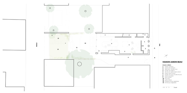 Casa-Jardim BEAU / Alexandre Bernier Architecte - Imagem 15 de 20