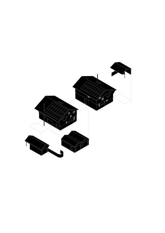 Set Houses with One Pillar / Buero Wagner - Image 25 of 32