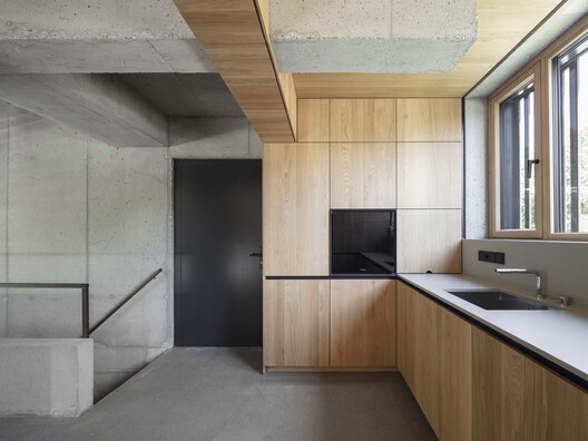Set Houses with One Pillar / Buero Wagner - Interior Photography, Kitchen, Wood