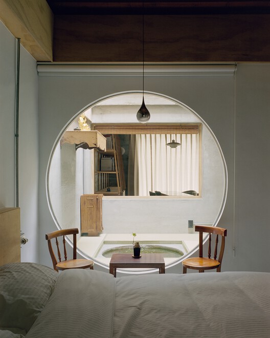 Half Day House / Cabinet YFY - Interior Photography, Bedroom, Wood, Lighting